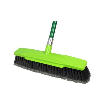 Premium 450mm Indoor Broom With Built In Scraper