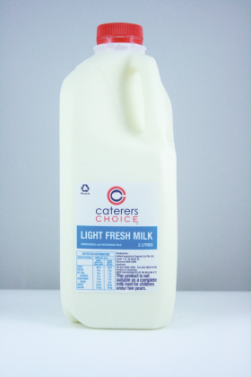 Caterers Choice Low Fat Milk 2L - Carton of 6